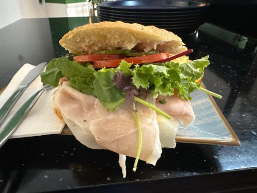Focaccia Sandwich Käse-Schinken 2